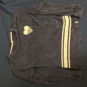 Pop Surf Love Long Sleeve Shirt Size Large